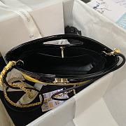 Chanel 31 Mini Shopping Bag Patent Calfskin & Gold-Tone Metal Yellow & Black 22 × 23 × 5.5 cm AS4133 - 6