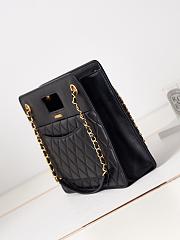 Chanel Small Shopping Bag Aged Calfskin & Gold-Tone Metalblack 23 × 31 × 9.5 cm AS4038 - 5