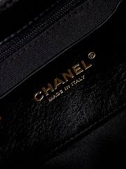 Chanel Small Shopping Bag Aged Calfskin & Gold-Tone Metalblack 23 × 31 × 9.5 cm AS4038 - 3