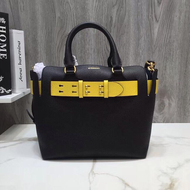 Burberry The Belt Leather Yellow/Black Handbag - 1