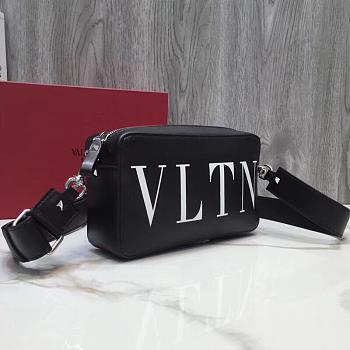Valentino Leather Crossbody BackWhite Bag 23x7x14cm