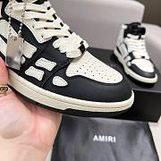 AMIRI Skel Top Hi Black White Sneaker - 3