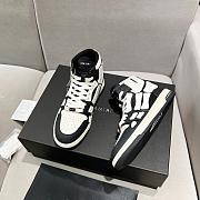 AMIRI Skel Top Hi Black White Sneaker - 2