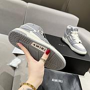 AMIRI Skel Top Hi White Gray Sneaker - 4