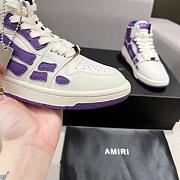 MIRI Skel Top Hi White Purple Sneaker - 2