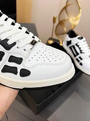 Amiri Skel Low Top Sneakers White Black - 6