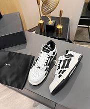 Amiri Skel Low Top Sneakers White Black - 5