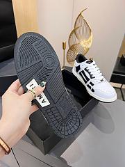 Amiri Skel Low Top Sneakers White Black - 4