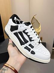 Amiri Skel Low Top Sneakers White Black - 3