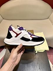 Burberry Multicoloured Front Lace-Up Sneakers - 3