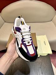 Burberry Multicoloured Front Lace-Up Sneakers - 4