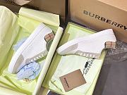Burberry White Robin Low-Top Sneakers - 6