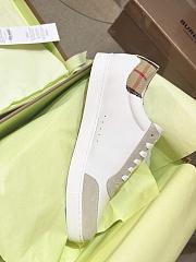 Burberry White Robin Low-Top Sneakers - 5