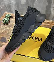 Fendi 7e1292 A9sp Tech Mesh Running Sneakers - Black - 2