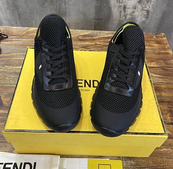 Fendi 7e1292 A9sp Tech Mesh Running Sneakers - Black