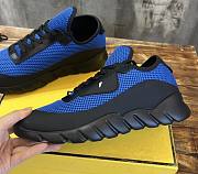 Fendi 7e1292 A9sp Tech Mesh Running Sneakers - Blue - 6