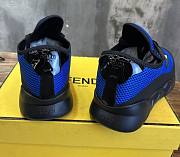 Fendi 7e1292 A9sp Tech Mesh Running Sneakers - Blue - 4