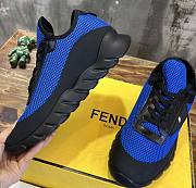 Fendi 7e1292 A9sp Tech Mesh Running Sneakers - Blue - 3