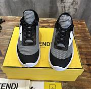 Fendi 7e1292 A9sp Tech Mesh Running Sneakers - Gray - 1