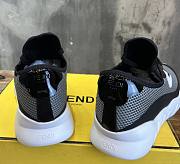 Fendi 7e1292 A9sp Tech Mesh Running Sneakers - Gray - 6