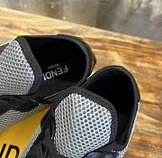 Fendi 7e1292 A9sp Tech Mesh Running Sneakers - Gray - 5