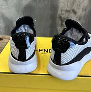 Fendi 7e1292 A9sp Tech Mesh Running Sneakers - White - 5