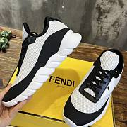 Fendi 7e1292 A9sp Tech Mesh Running Sneakers - White - 3