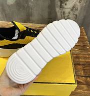 Fendi 7e1292 A9sp Tech Mesh Running Sneakers - Yellow - 6