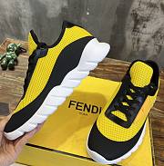 Fendi 7e1292 A9sp Tech Mesh Running Sneakers - Yellow - 3