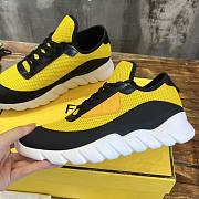 Fendi 7e1292 A9sp Tech Mesh Running Sneakers - Yellow - 2