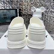 Givenchy Marshmallow Wedge Sandals In Rubber White - 3