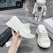 Givenchy Marshmallow Wedge Sandals In Rubber White - 2