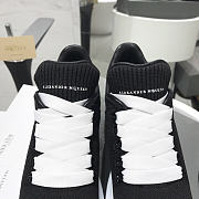 Alexander McQueen Black Knit Oversized Sneakers - 3