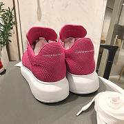 Alexander McQueen Pink Knit Oversized Sneakers - 2