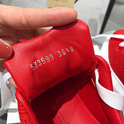 Alexander McQueen Red Knit Oversized Sneakers - 3