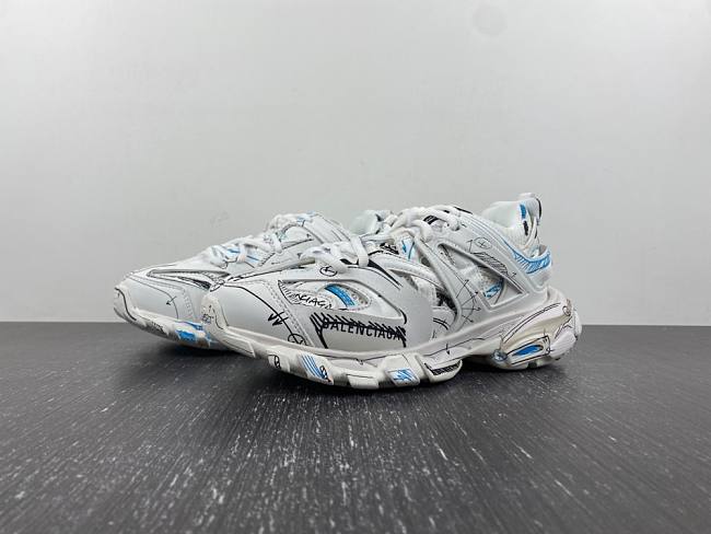 Balenciaga Track Sketch White sneakers 542436W3SRA9014 - 1