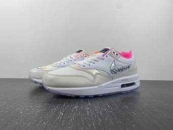 Nike Air Max 1 Unlock Your Space White Pink Men Casual Lifestyle Shoe FN0608-101
