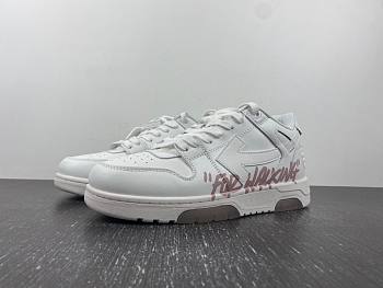 OFF-WHITE Out Of Office For Walking White Pink (Women's)
