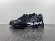 OFF-WHITE Out Of Office OOO For Walking Low Tops Black White (SS22) OMIA189C99LEA0021001 - 1