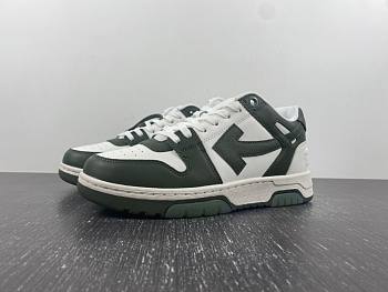 OFF-WHITE Out Of Office Sneakers - Green OMIA189S23LEA001
