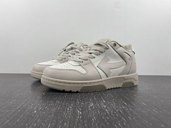 Off-White Out Of Office Calf Leather White Beige OMIA189C99-LEA007-0161