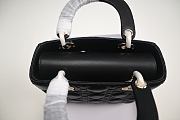 Dior Mini Lady Bag Black Cannage Lambskin - 6