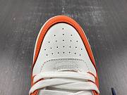 Off White Out Of Office Calf Leather Trainer OrangeBlue - 5