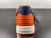 Off White Out Of Office Calf Leather Trainer OrangeBlue - 6