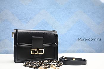 Louis Vuitton Mini Dauphine Epi Leather Black