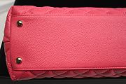 Chanel Coco Top Handle Handbag Pink 29x18x12cm - 3