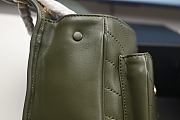 Niki Medium Ysl Monogram Quilted Calf Flap Shoulder Bag In Green - 3