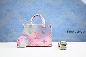 Louis Vuitton LV Onthego GM Pastel Like Auth