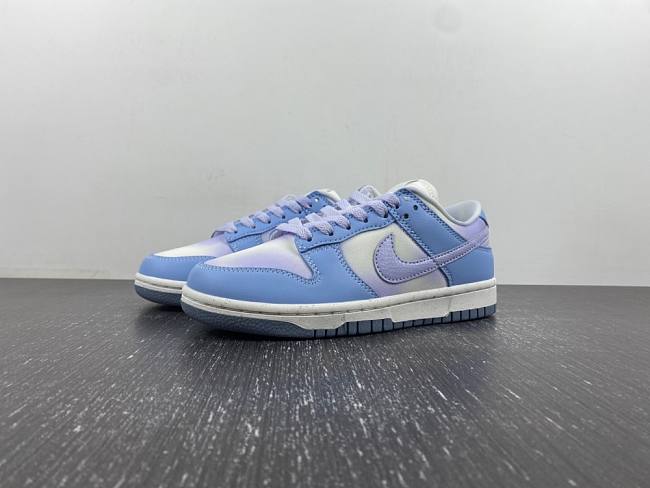 Nike Dunk Low Blue Airbrush Canvas (Women's) FN0323-400 - 1