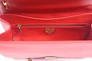 Dolce & Gabbana Women's Devotion Heart Lamb Skin Crossbody Red Bag 26 cm - 6